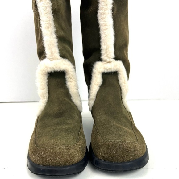 Aerosoles Squished Suede Leather Boots - Size 8 - Picture 7 of 14